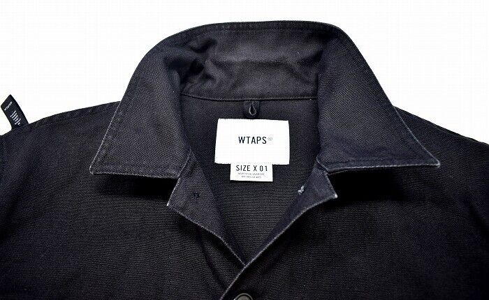 Wtaps Double Taps Hbt Ls Shirt. Cotton. Duck 172Wvdt-Shm03 Herringbone Long Slee