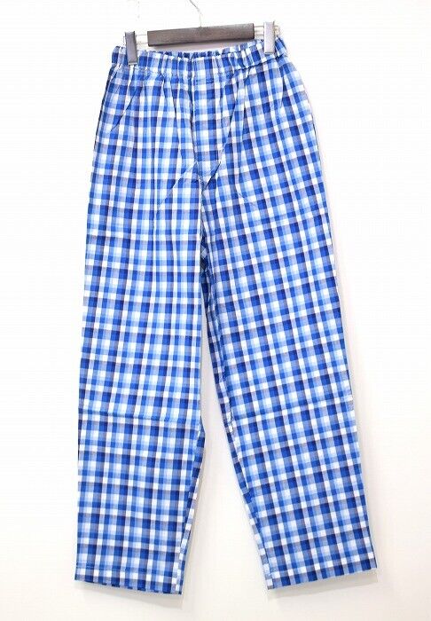 J.Press Long Sleeve Pants Check Logo Pajamas Nightwear Setup Top And Bottom Open