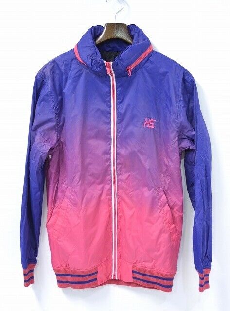 Xanthous T.C. Gradation Nylon Jacket Blue L Zip Up