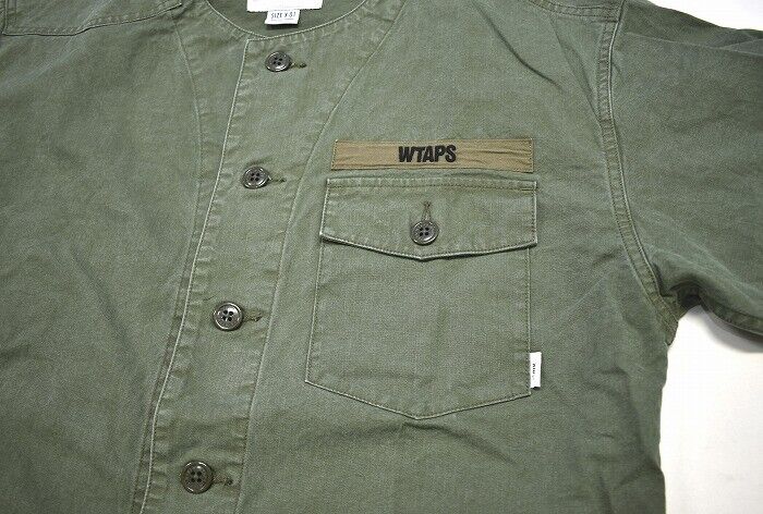 Wtaps Double Taps Scout Ls Shirt. Cotton. Oxford 201Tqdt-Shm01 Long Sleeve Shirt