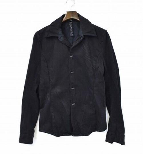 Wjk Double Jay Kay Hook G2-Drill 443 Dn51 Wrinkled Drill Shirt S Black Denim Shi