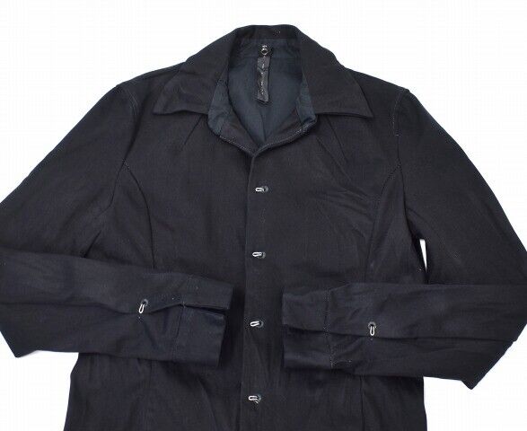 Wjk Double Jay Kay Hook G2-Drill 443 Dn51 Wrinkled Drill Shirt S Black Denim Shi