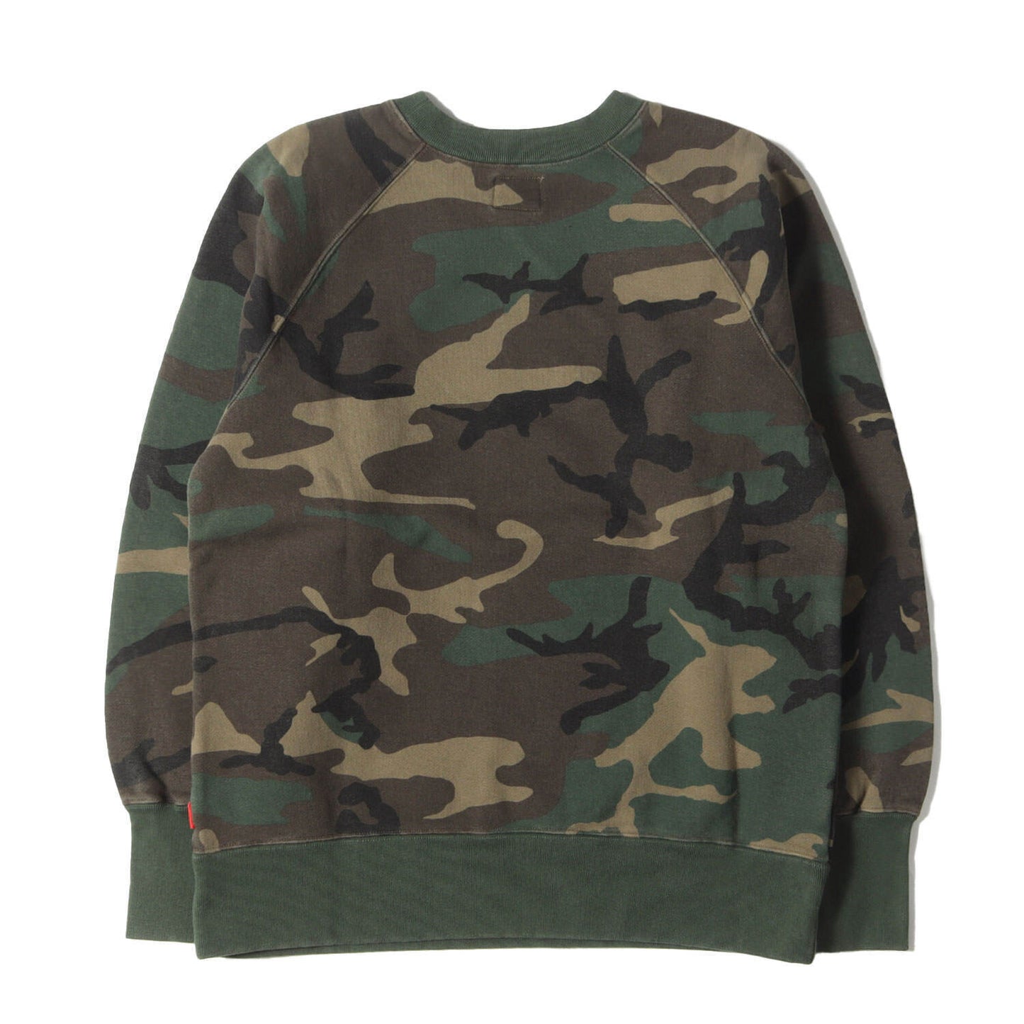 Wtaps Double Taps Sweatshirt Size S Woodland Camo College Logo Crew Neck Design