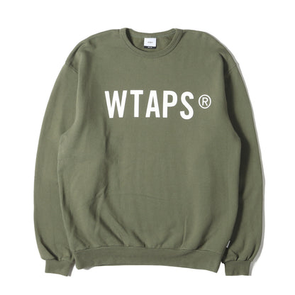 Wtaps Double Taps Sweat Size L 21Aw Wtvua Crew Neck Sweatshirt Screen Crewneck