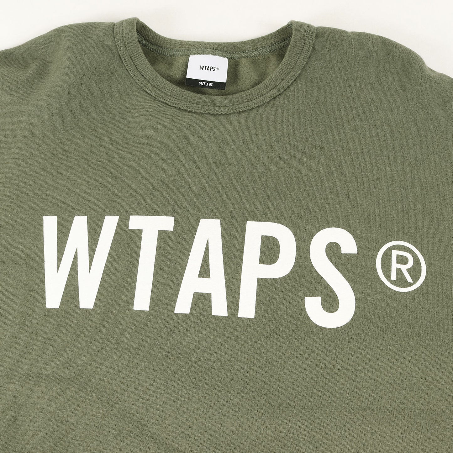 Wtaps Double Taps Sweat Size L 21Aw Wtvua Crew Neck Sweatshirt Screen Crewneck