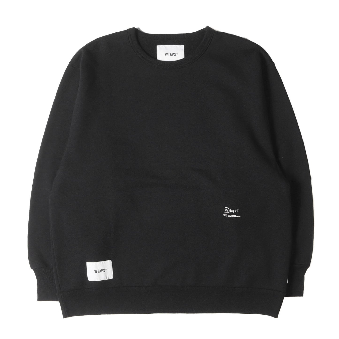 Wtaps Double Taps Sweatshirt Size S 20Aw Llw Logo Lightweight Crew Neck /