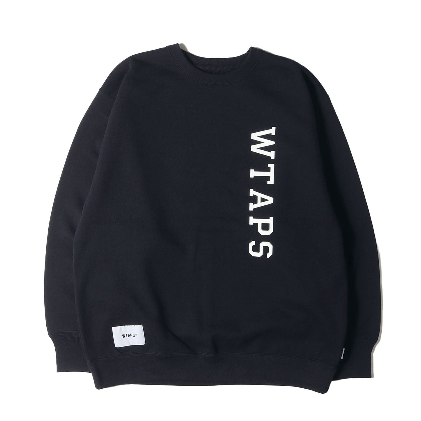 Wtaps Double Taps Sweatshirt Size S 23Ss College Logo Crew Neck Design 01 Sweate