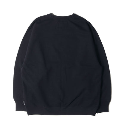 Wtaps Double Taps Sweatshirt Size S 23Ss College Logo Crew Neck Design 01 Sweate