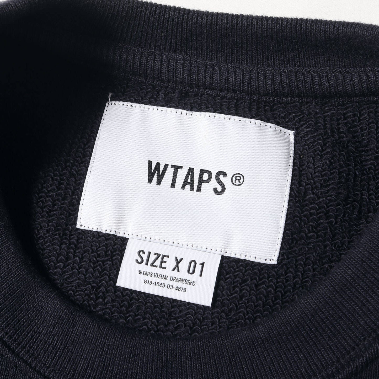 Wtaps Double Taps Sweatshirt Size S 23Ss College Logo Crew Neck Design 01 Sweate