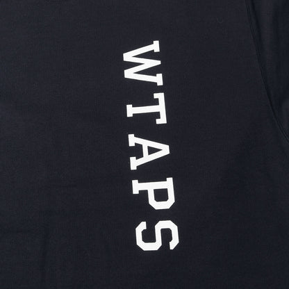 Wtaps Double Taps Sweatshirt Size S 23Ss College Logo Crew Neck Design 01 Sweate