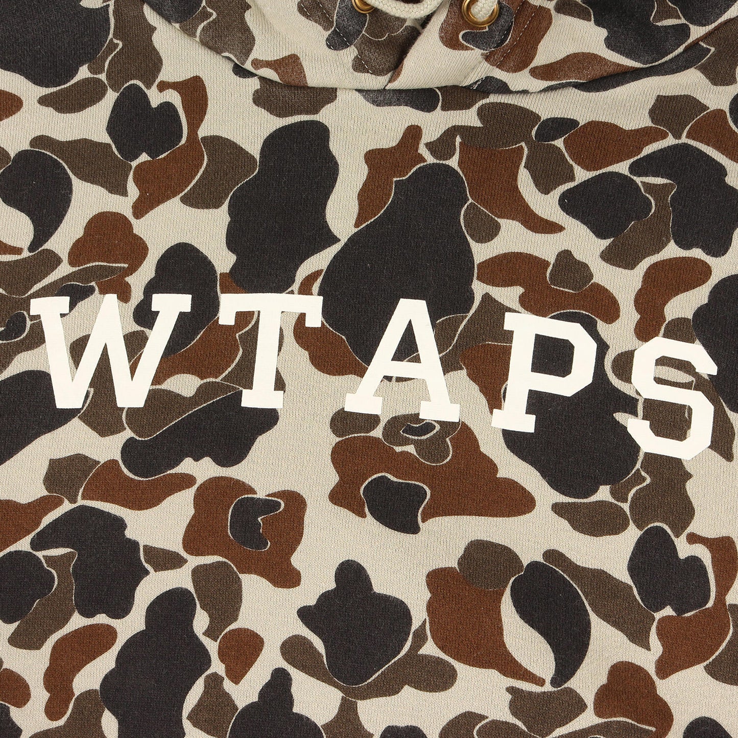 Wtaps Double Taps Hoodie Size S 18Aw Brand Logo Hunting Camo Sweatshirt Design H