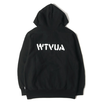 Wtaps Double Taps Hoodie Size S 20Ss Foam Print Half Zip Sweatshirt Outrigger /