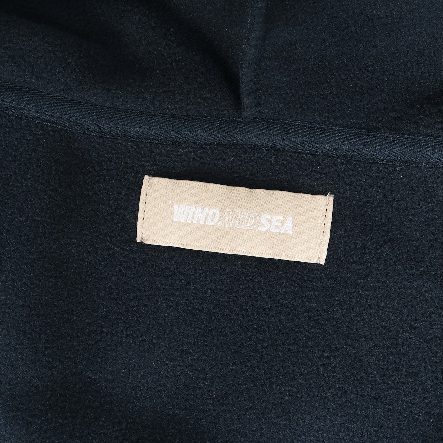 WIND AND SEA Windand Parka Size M Polartec Fleece Hoodie Navy