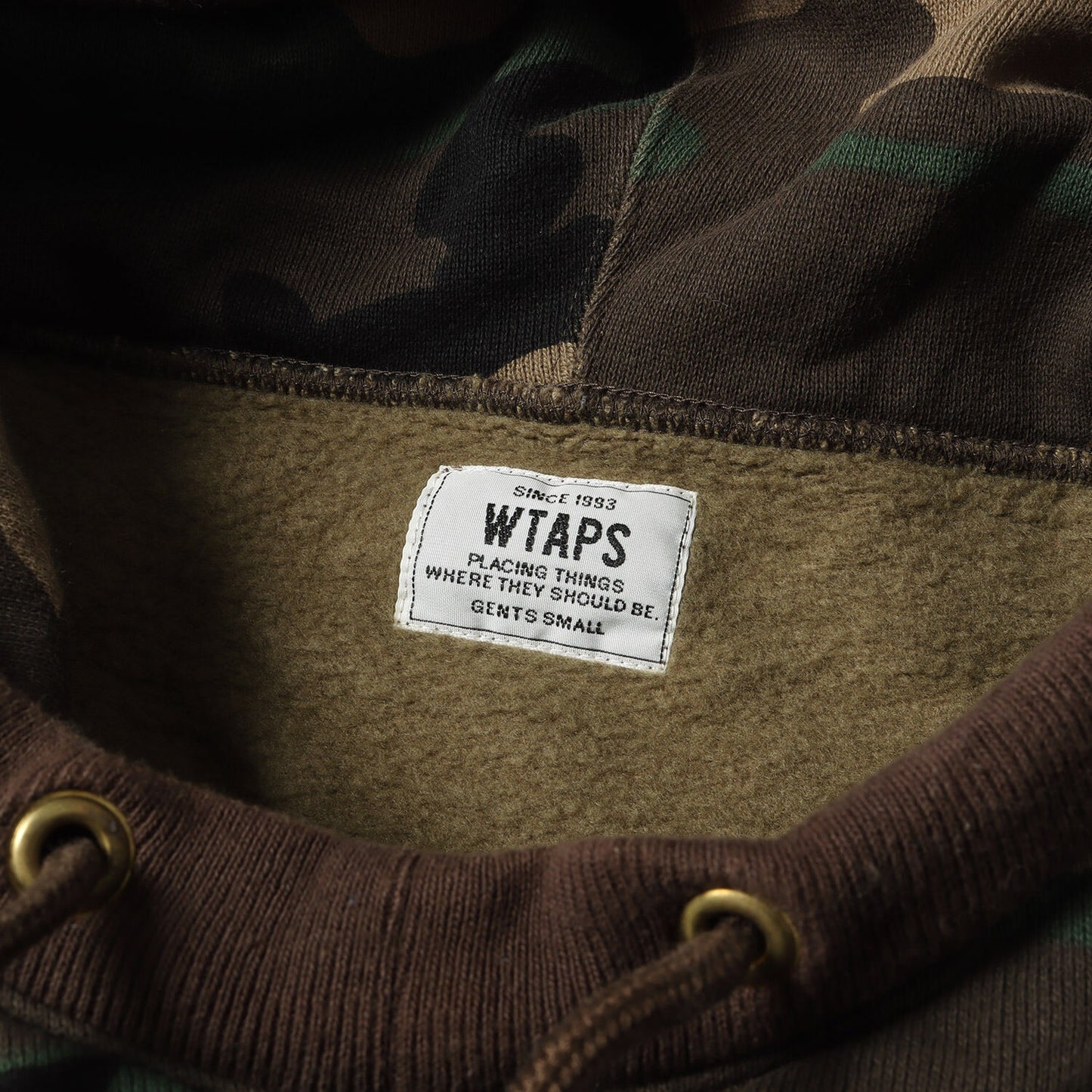 Wtaps Double Taps Parka Size S Woodland Camo Military Sweatshirt Udt Hooded Camo