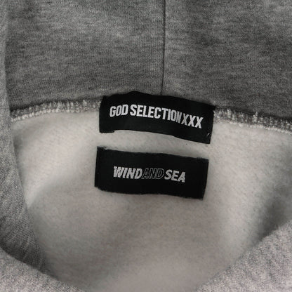 WIND AND SEA Windand Parka Size L 21Aw God Selection Xxx Digital Logo Sweat Gray