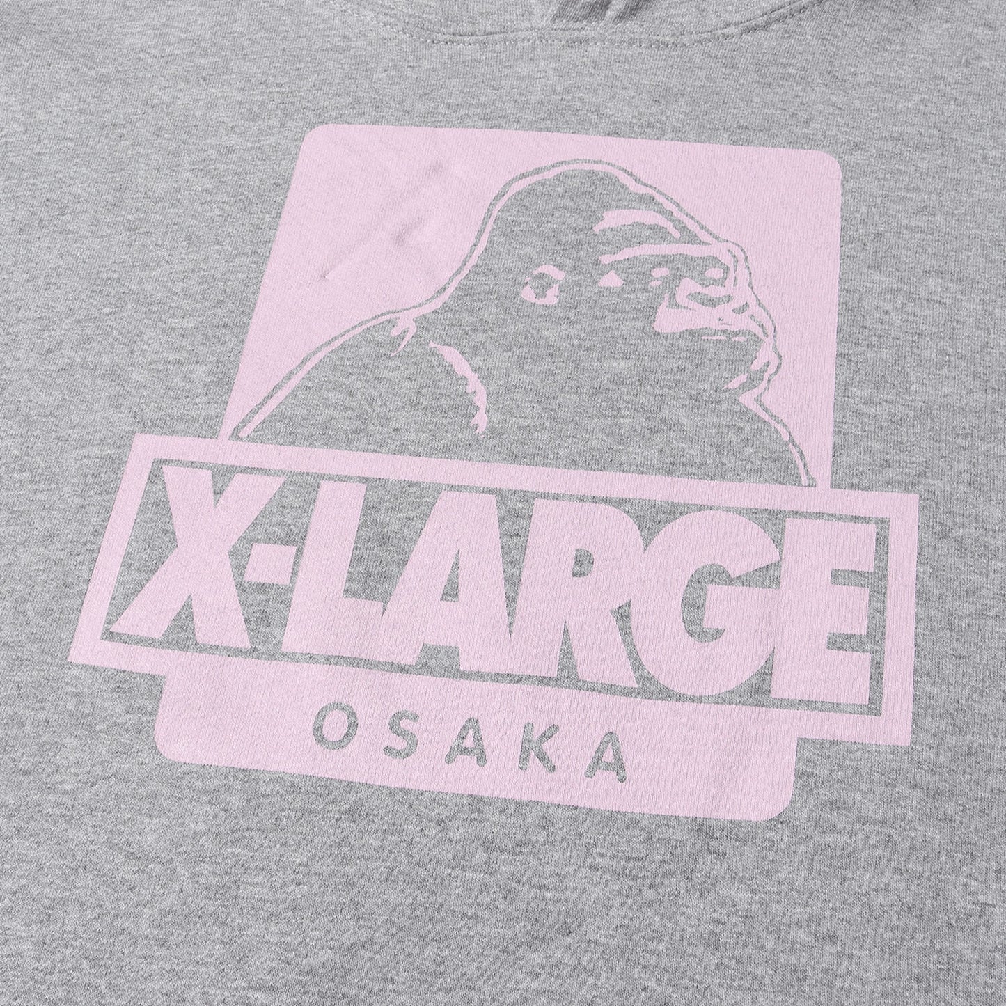 X-Large Extra Large Hoodie Size XL Osaka Limited Gorilla Logo Sweatshirt Heather