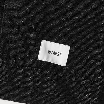 Wtaps Double Taps Shirt Size S 23Ss Work Denim Cbw Ls Black Tops Casual