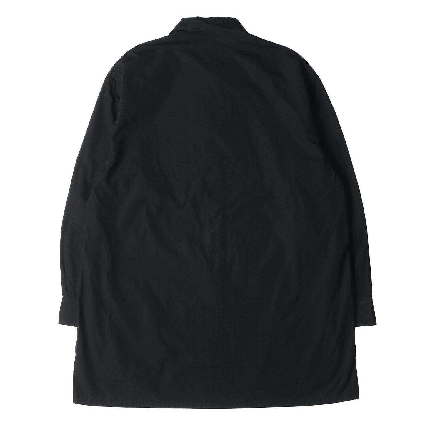 Yohji Yamamoto Ys Shirt Size 3 Cotton Long Pour Homme Black Tops Made In Japan