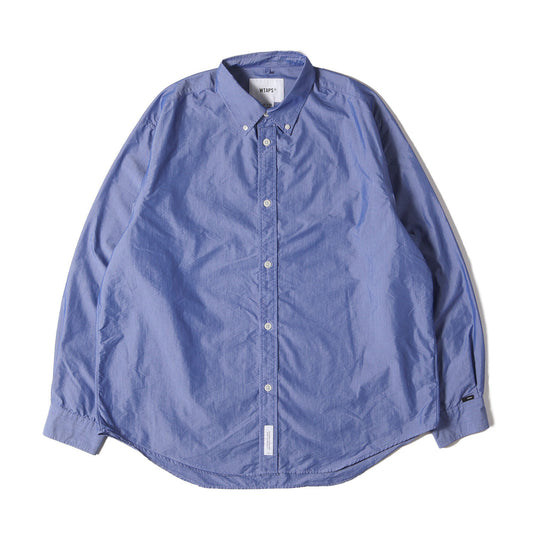 Wtaps Double Taps Shirt Size L 23Aw Coolmax Button Down Chambray Ls Ctpl Broadcl