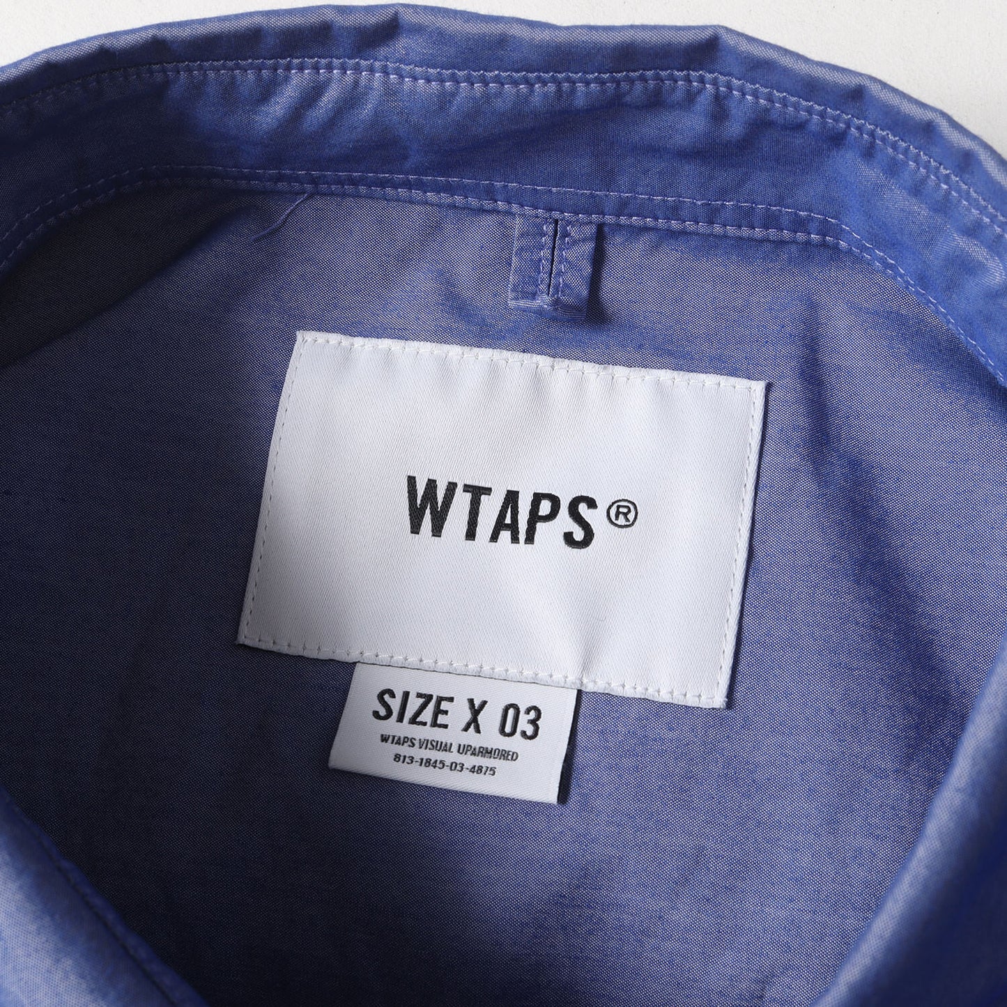 Wtaps Double Taps Shirt Size L 23Aw Coolmax Button Down Chambray Ls Ctpl Broadcl