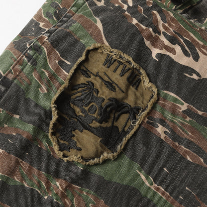 Wtaps Double Taps Shirt Size M Tiger Camo Military Long Sleeve Buds Ls 02 17Ss S