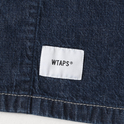 Wtaps Double Taps Shirt Size S 19Ss Work Denim Mine Ls Indigo Tops Casual Long S