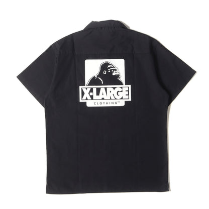 X-Large Extra Large Shirt Size M Gorilla Logo Short Sleeve Work Black Tops Casua