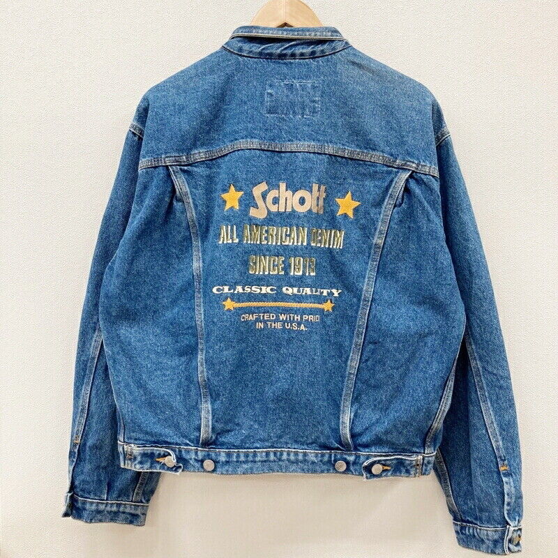 Schott 3Rddenim Jacket Indigo Size M F093