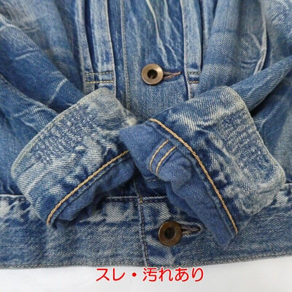 Bru Na Boinne Artisan Jumper 5132 Distressed Denim Jacket Size 00 / Select F091