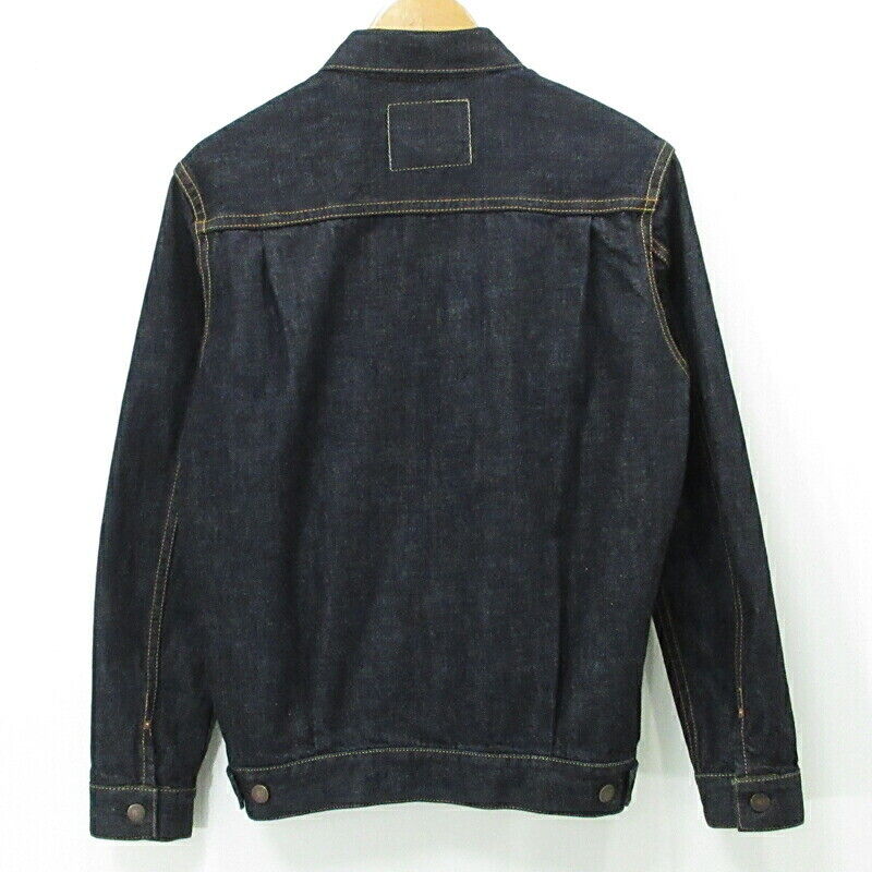 Momotaro Jeans Dotan Label Denim Jacket Navy Size 40 F093