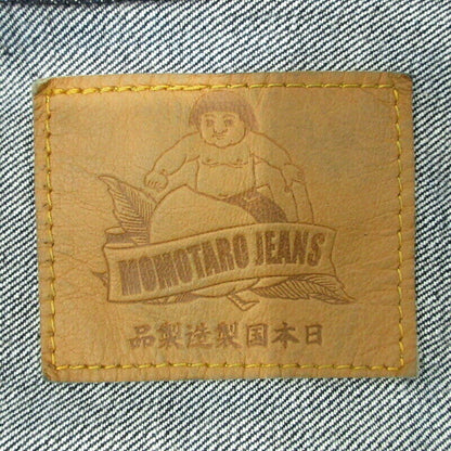 Momotaro Jeans Dotan Label Denim Jacket Navy Size 40 F093