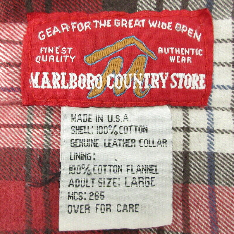 Marlboro Country Store Denim Jacket Indigo Size L Mie Main