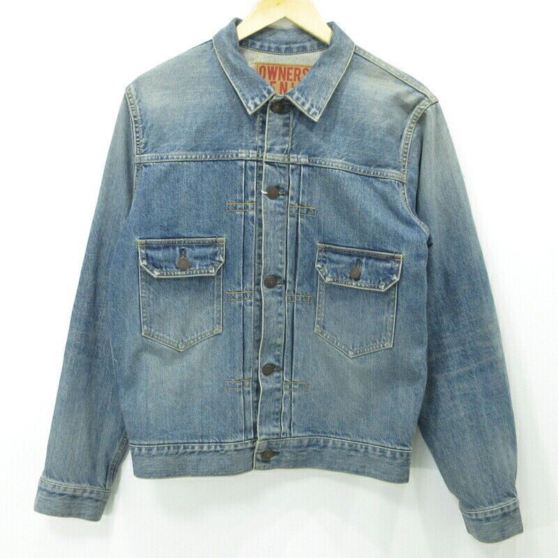 Studio D'Artisan Denim Jacket Owners 2Nd Wash Blue Size 38 F093