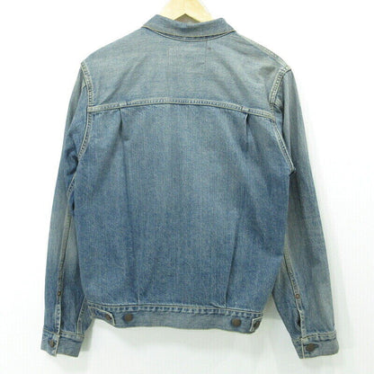 Studio D'Artisan Denim Jacket Owners 2Nd Wash Blue Size 38 F093