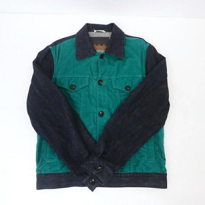 Marni Corduroy Switching Denim Jacket Juju0010Q0 Stn93 Size 46 F108