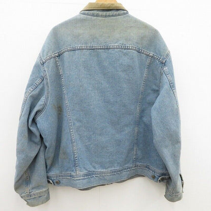 Lee Denim Jacket Blue Size Xxl / American Casual F93