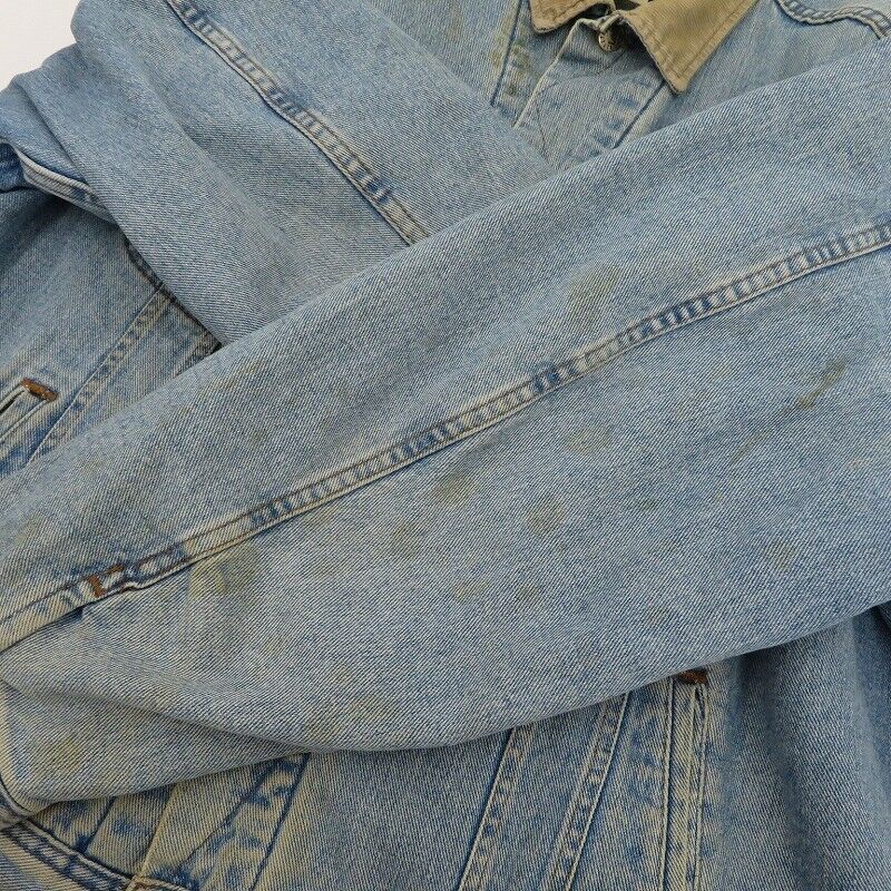 Lee Denim Jacket Blue Size Xxl / American Casual F93