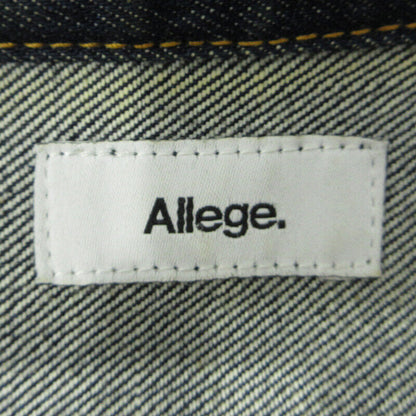 Allege. G Jean Denim Jacket Al21W-Bl04A Indigo Navy Size 3 Mie Main Store