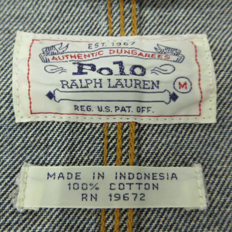 Polo Ralph Lauren Denim Jacket Blue Size M F093