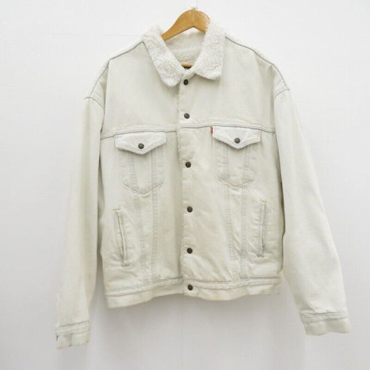 Levi's Usa Made 80S Boa Denim Jacket 70609 White Size XL Seto Ohashi Store