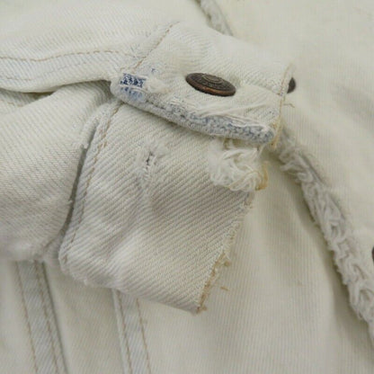 Levi's Usa Made 80S Boa Denim Jacket 70609 White Size XL Seto Ohashi Store