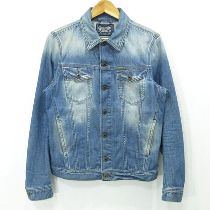 Diesel Denim Jacket Elshar-E Blue Size S F094