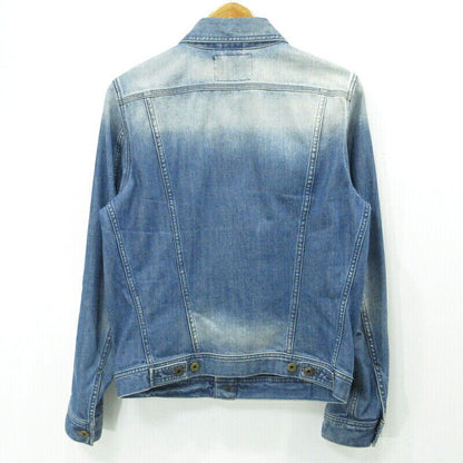 Diesel Denim Jacket Elshar-E Blue Size S F094