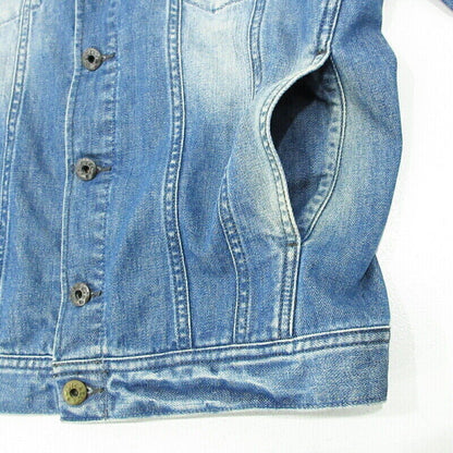 Diesel Denim Jacket Elshar-E Blue Size S F094