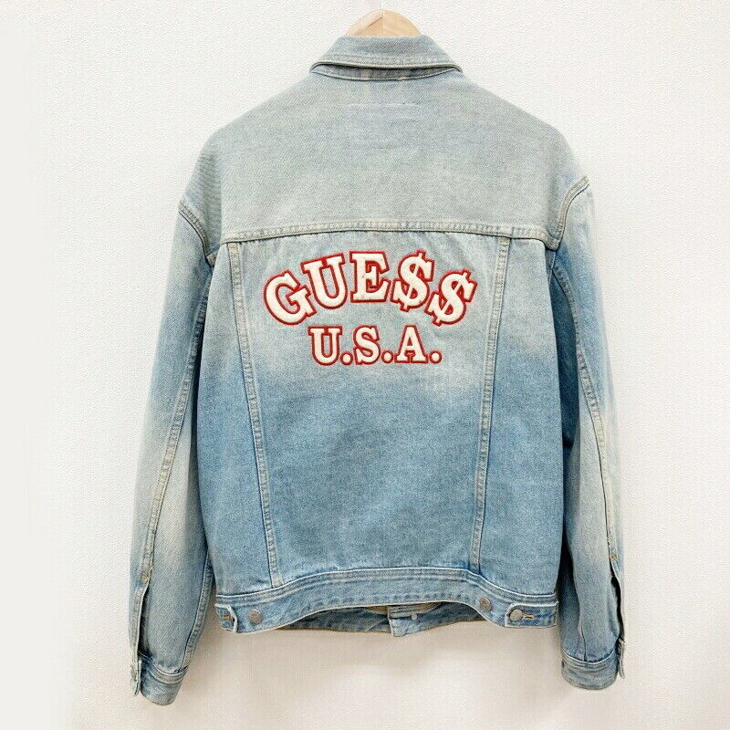 Guess Asap Rocky Denim Jacket Light Blue Size S F094