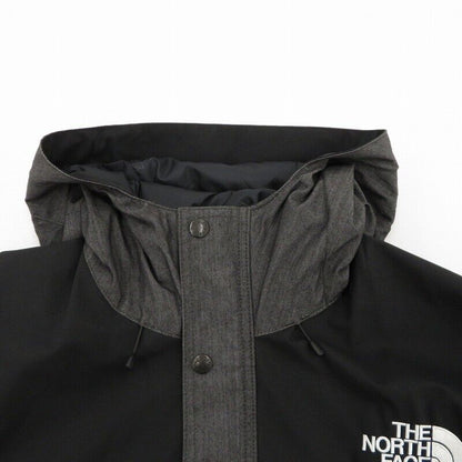 The North Face Denim Jacket Gore-Tex Mountain Parka Np12032 Black Size L Seto Oh