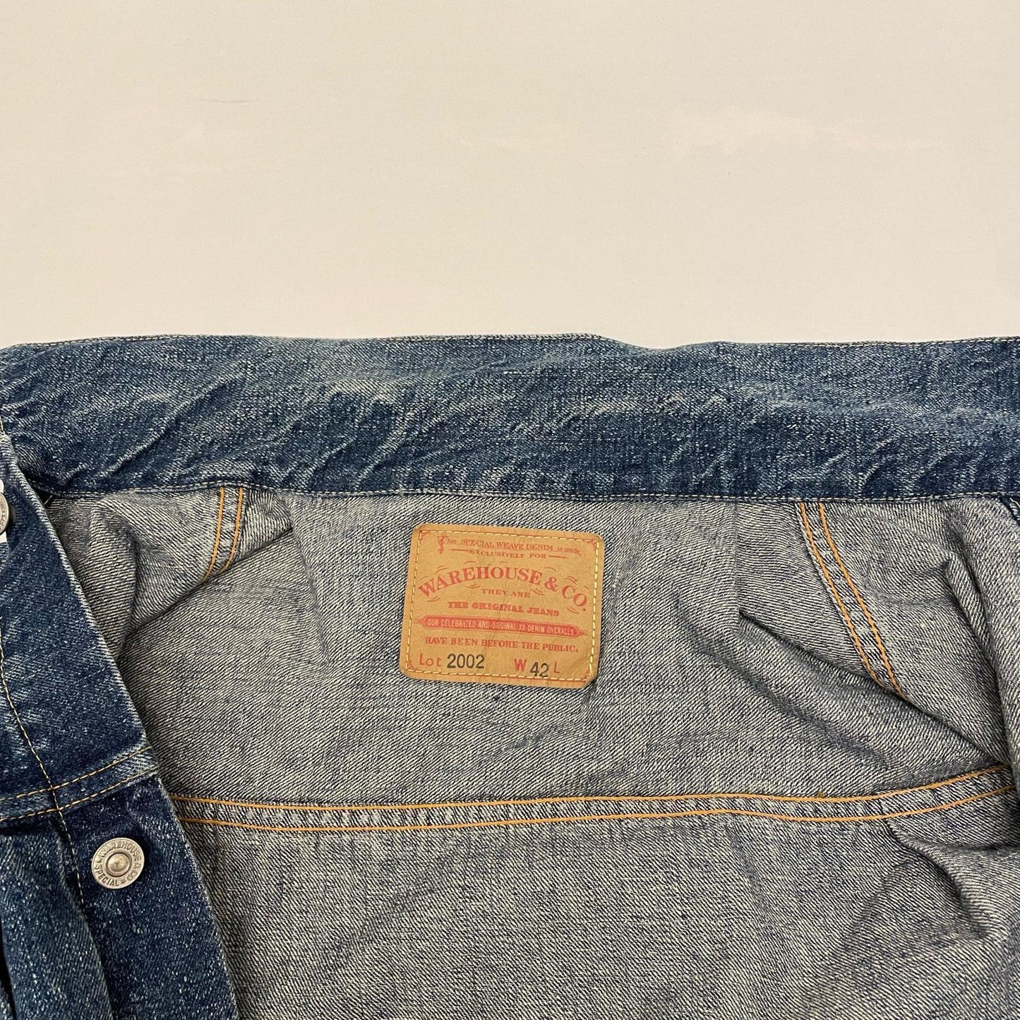 Ware House 2002 Denim Jacket Blue Size 42 Owarikomaki Store