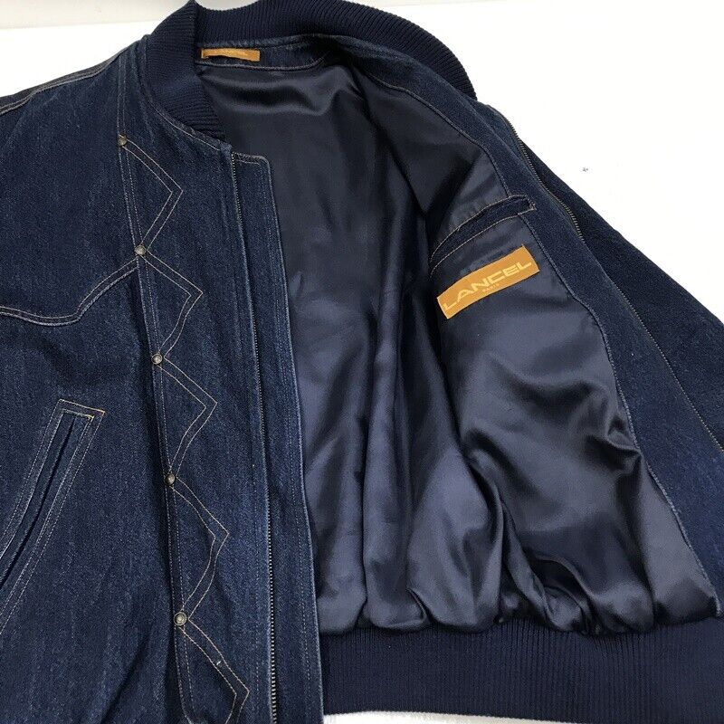 Lancel Denim Jacket Size - Color Indigo / Import F094