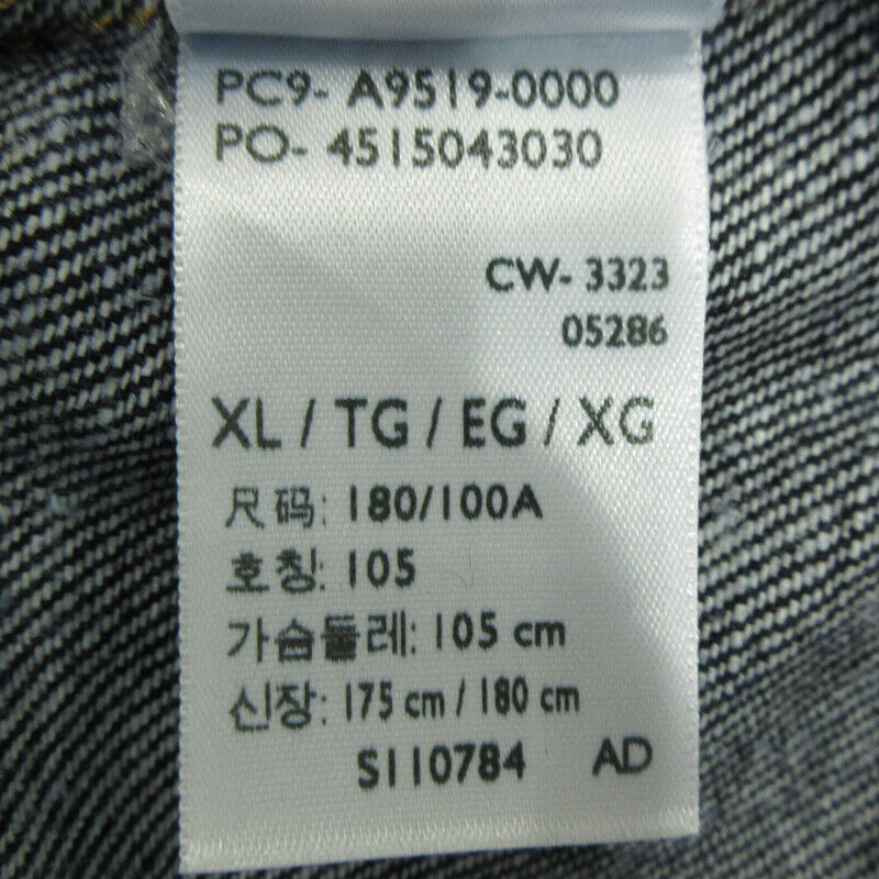 Levi's Denim Jacket A9519-0000 Indigo Size XL Mie Main Store