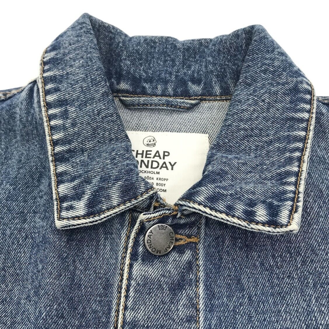 Cheap Monday Denim Jacket/0463232/ Blue Size S F094